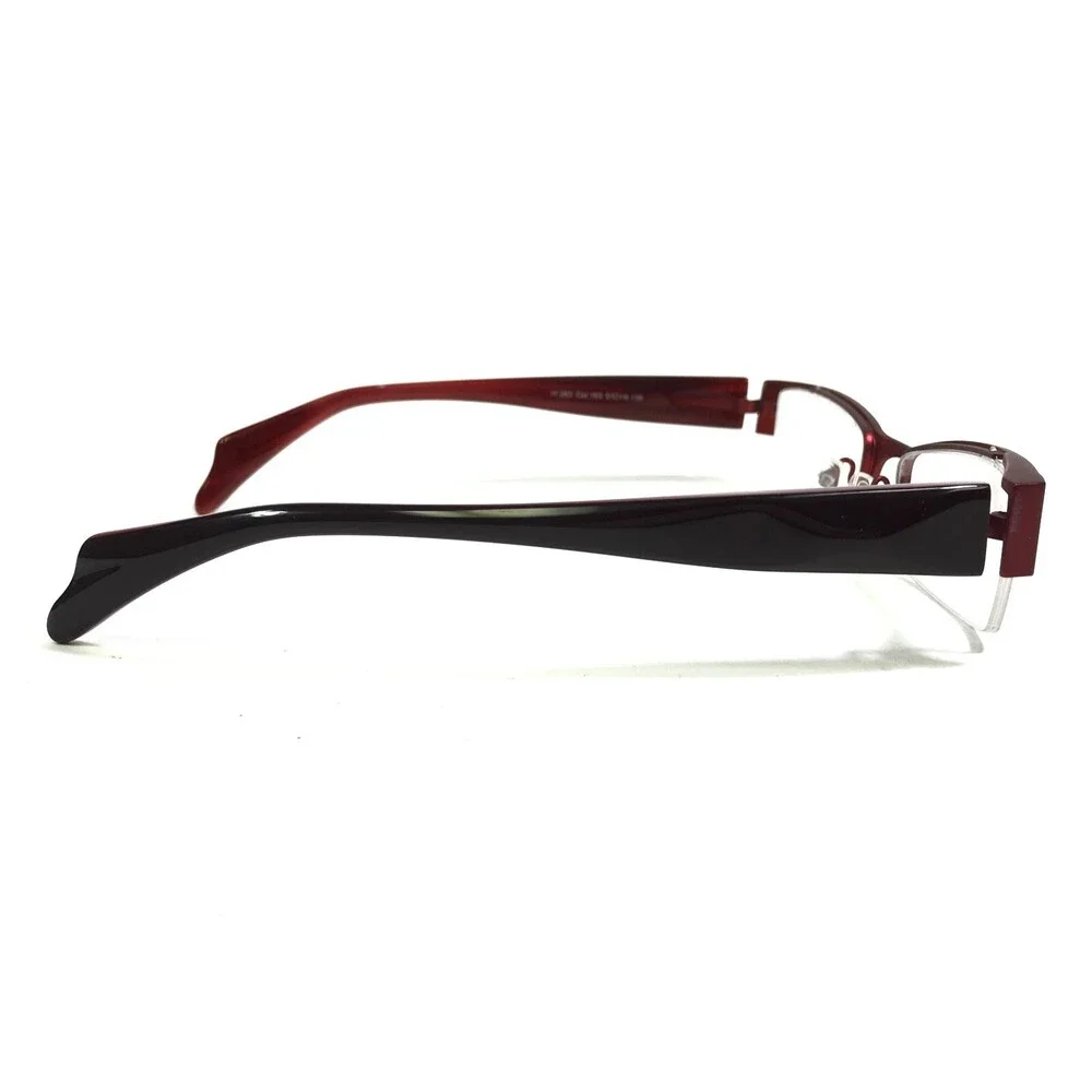 Iyoko-Inyake Eyeglasses Frames IY283 Col.193 Black Red Rectangular 51-18-138
